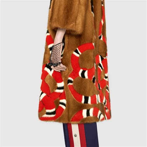 gucci fur green|Gucci fur coats female.